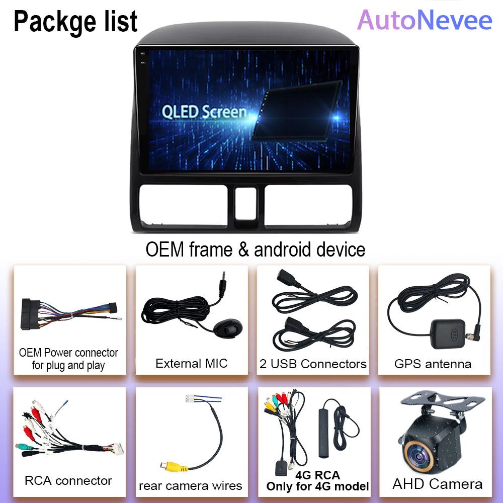 For Honda CR-V CRV 2 2001 - 2006 Android 14 Car Stereo Unit Multimedia Radio Player GPS BT Carplay Android Auto Screen 2DIN