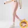 Women Winter Thicken Warm Leggings Thermal Fleece Lined Pants High Waist Thermos Tights Pants for Cold Weather