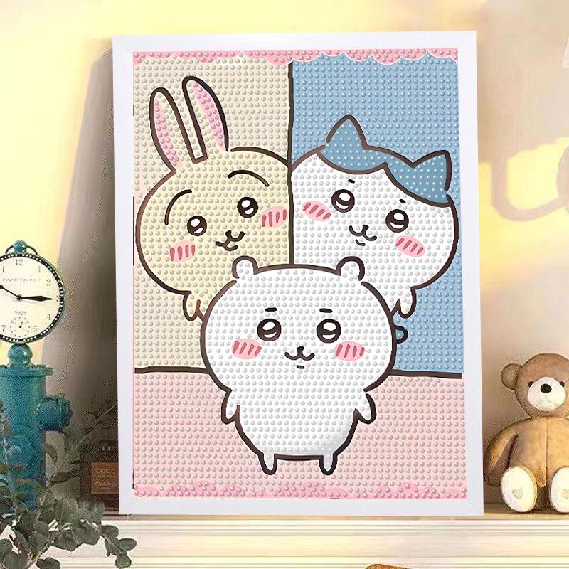 Kit de Peinture Diamant 5D Sanrio Encadré – Jouet Éducatif pour Enfants