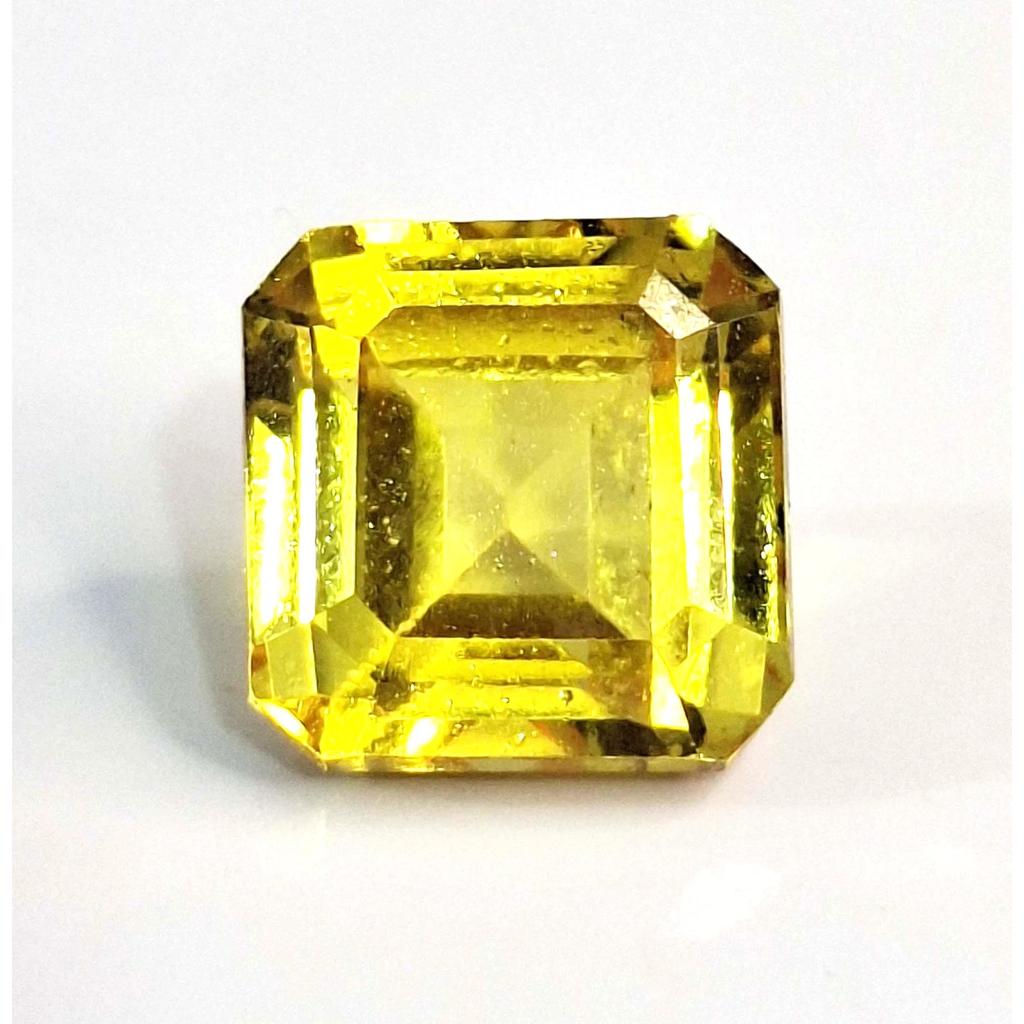 Certified Natural Yellow Sapphire Asscher Cut 5-7 Ct Fabulous Loose Gemstone