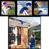Gutter Cleaning Brush With Telescopic Extendable Pole For Home Maintenance And Dust Removal
