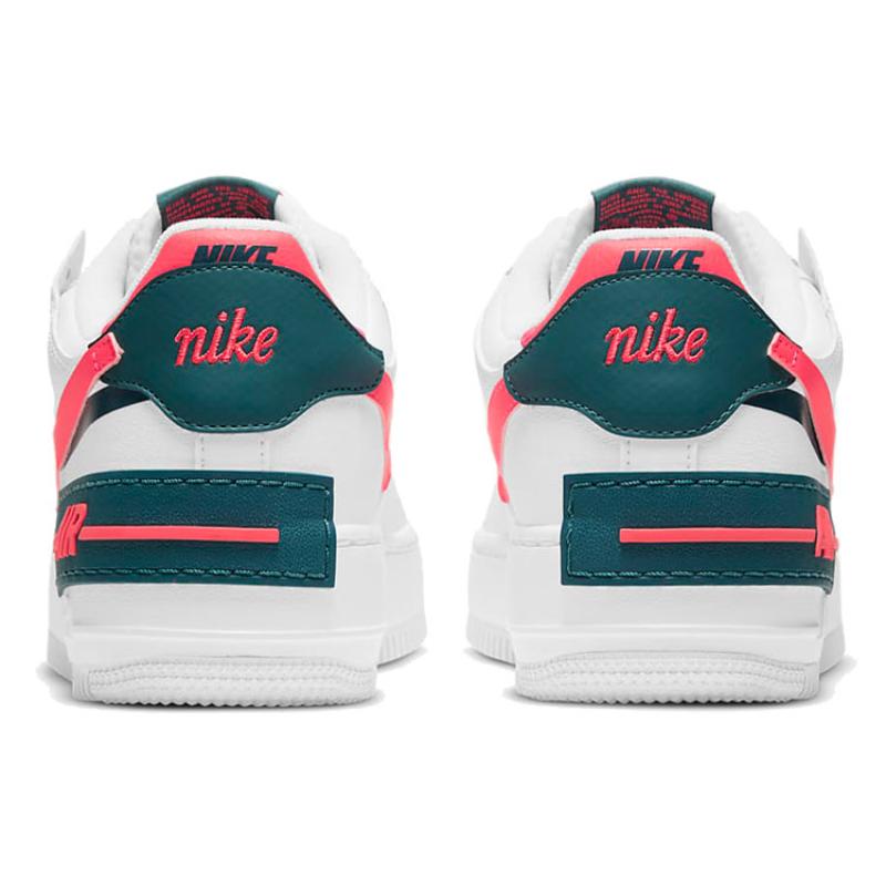 Nike Air Force 1 Shadow 'White Solar Red' Women's Sneakers DB3902-100