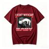 Funny Cat Dumbbell Print Round Neck Tshirt For Adult And Kids Casual Loose Short Sleeve Top Summer Clothes Graphic T Shirts