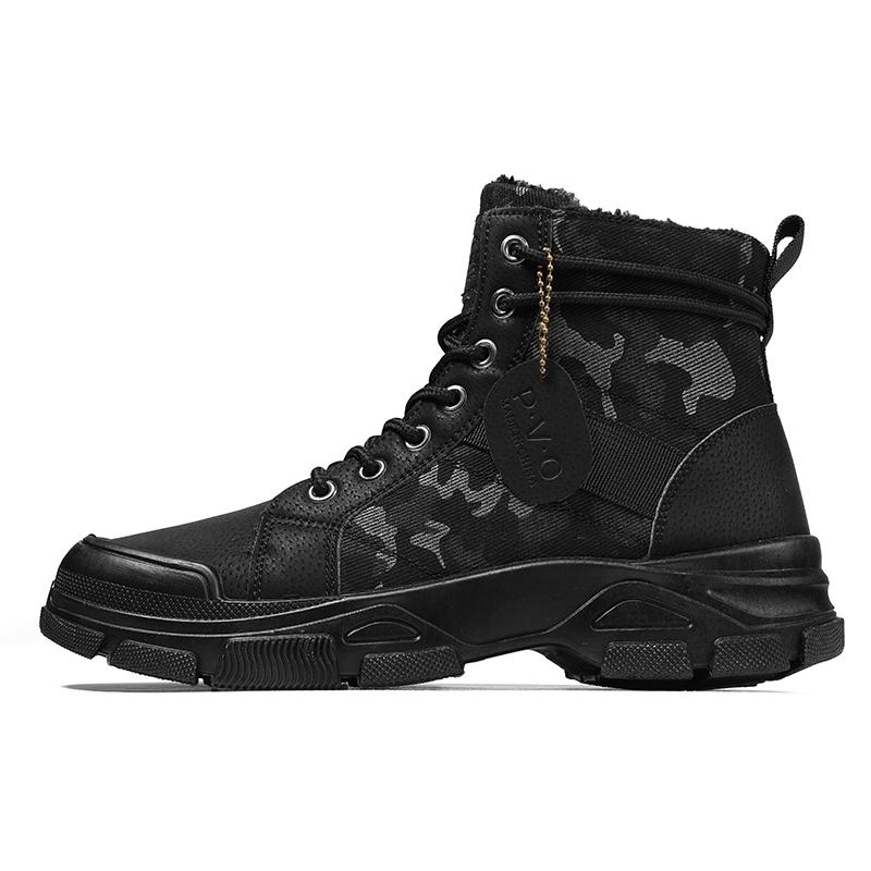 Fashion 2025 New Style Trendy Fashionable Cotton Boots Warm Wear-resistant Comfortable Simple Shoes Botines Para Hombres Zapatillas Male