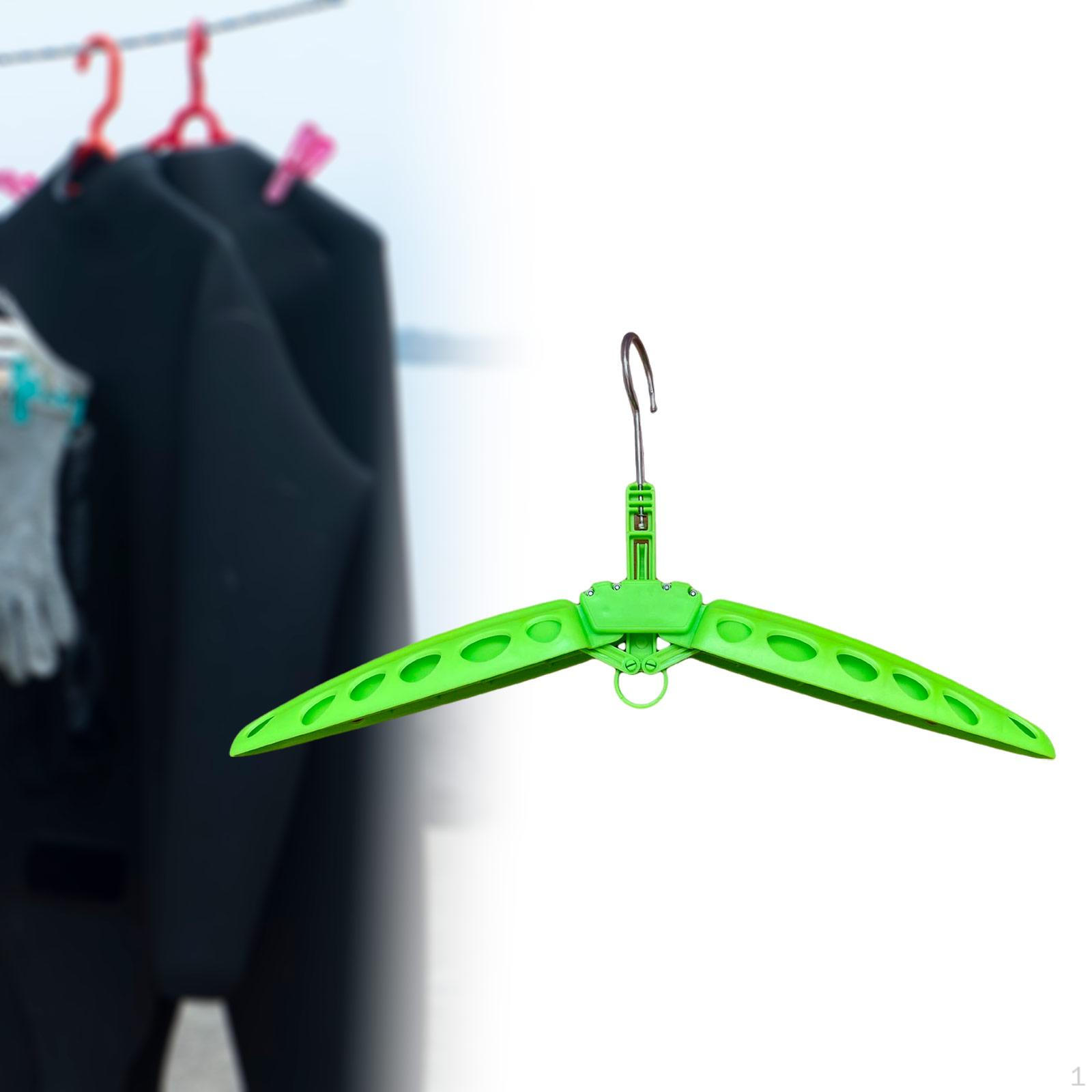 Вешалки для одежды - держатель для облицовки складная вешалка для одежды для дайвинг-костюмов для серфинговых компенсаторов плавучести зелёный 1640₽