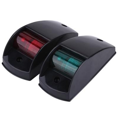 1 Paire 12V Rouge & Vert Ampoules de Signalisation de Navigation Lampe pour Bateau Yacht Marin