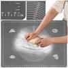 Selma Silicone Pastry Board, Graphite, 70X50 Cm