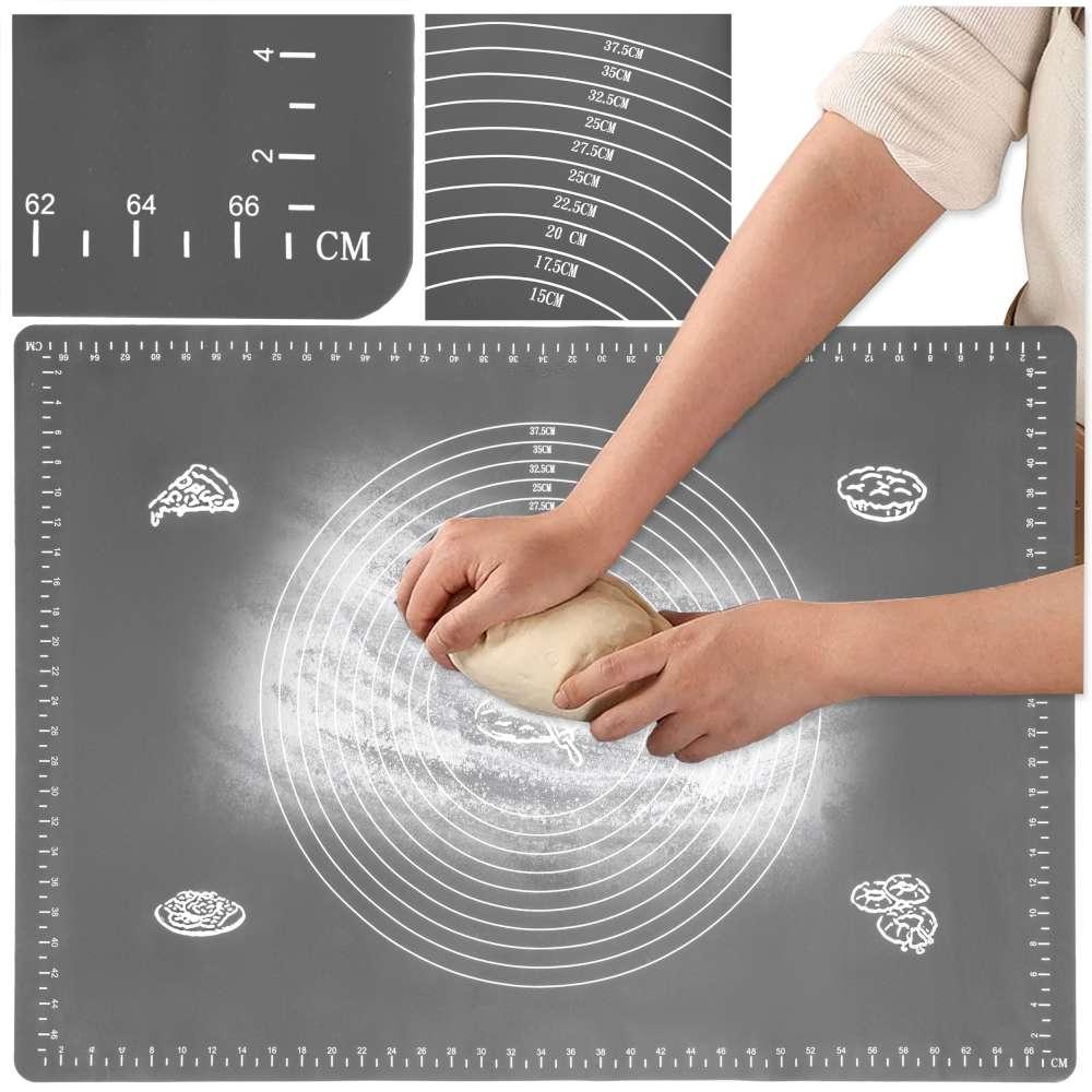 Selma Silicone Pastry Board, Graphite, 70X50 Cm
