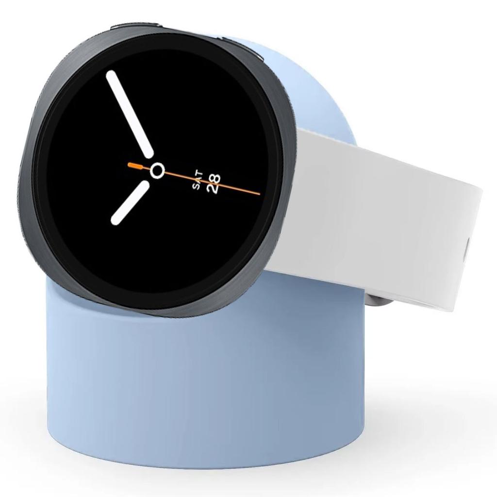 Silicone Charging Seat For Samsung Galaxy Watch 8/7/6/5/4 40mm 44mm Ultra 2026 Charging Stand Storage Seat Watch 8 Classic 46mm