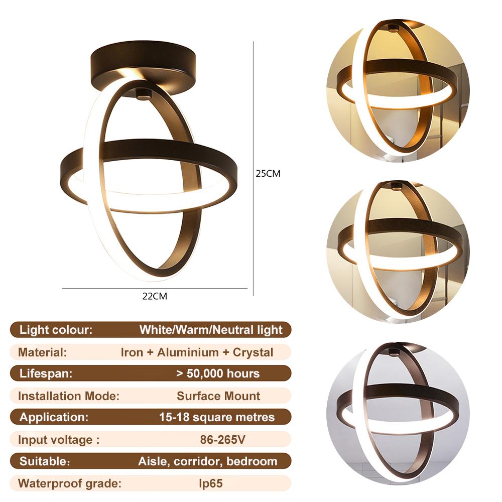 Modern Aisle LED Ceiling Lamp Simple Minimalist Chandelier For Corridor Entrance Attic Indoor Lighting Fixtures Pendant Light