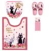 Delivery Service Long Toilet Mat Set 4 Pieces Washable Heated Toilet Seat Ghibli Date with Jiji 4 Piece Set Senko Made in Japan Toilet Mat Set Long
