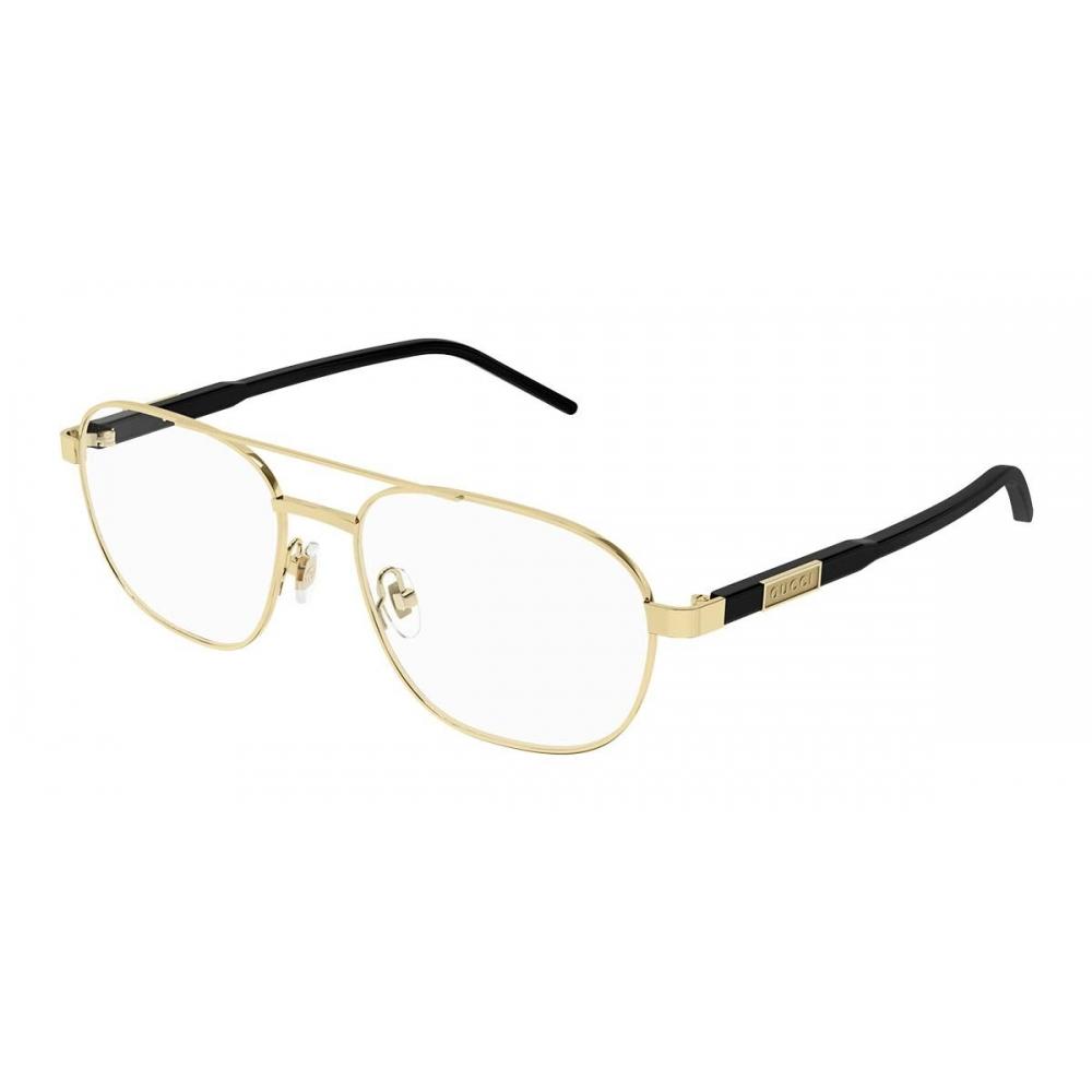 Gucci Gg1800o 001 Men Eyeglasses Gold/56-17-145