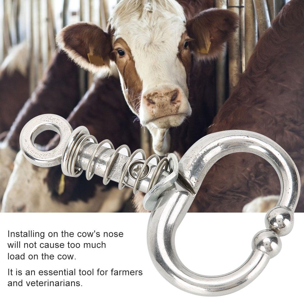 Spring Type Bull Cow Nose Pliers Cattle Nose Ring Animals Equipment AccessorySpring Type Cow Nose