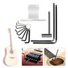 20Pcs Guitar Allen Wrench Truss Rod Wrench Set Fretboard Radius Gauge Repair Wrench for Neck Bridge Nut Screw Adjustment