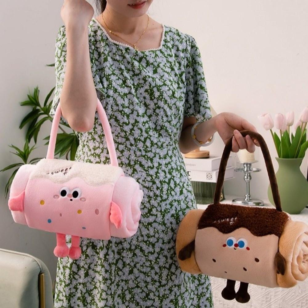 Warm Cartoon Doll Blanket Comfortable Lunch Break Blanket Air Conditioning Blanket Office Home