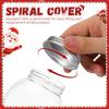 15Pcs Clear Snow Balls with Screw Off Caps Plastic Globe Containers DIY Snow Globe Craft Kit for Holiday Winter Decor Party