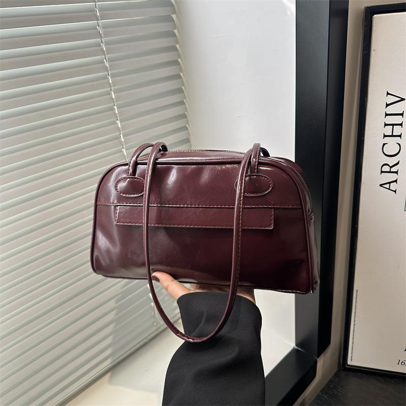 Spring and Summer Niche Design Retro Armpit Bowling Bag Versatile Temperament Single-shoulder Women's Bag