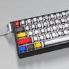 64/74Key Side Print Translucents Keycaps Comics Style Original Profile Sublimations Backlit Keycap for Mechanical Keyboards