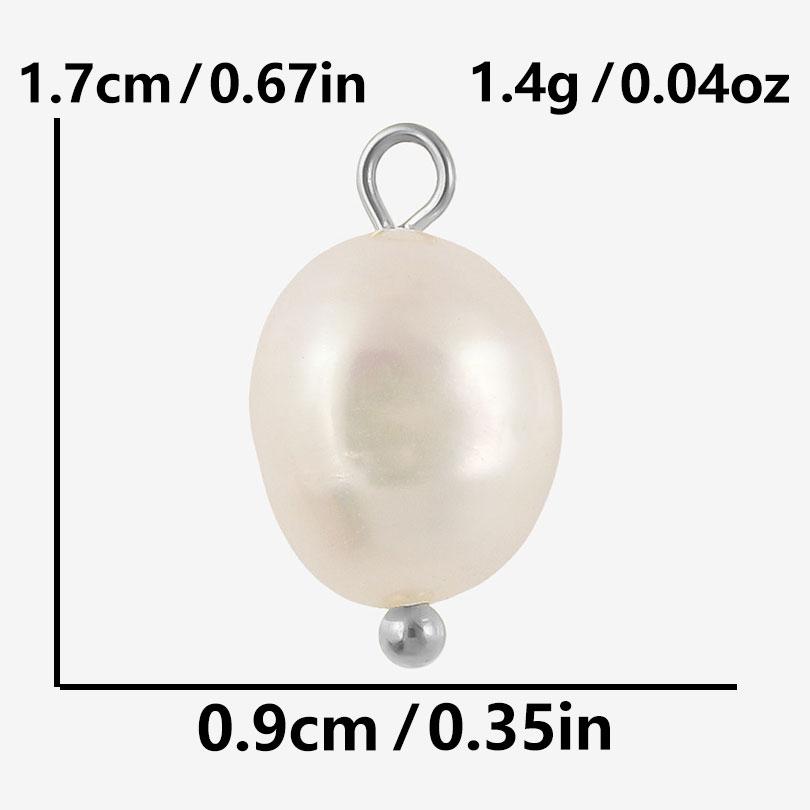 2pcs Irregular Round Three-Dimensional Real Shell Pearl Charm For Jewelry Making Supplies Handmade Sea Beach Accessories Pendant