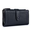 Soft Leather High-end Women's Short Three-fold Wallet, Large Capacity Fashionable Folding Small Wallet, Multi-card Card Bag.
