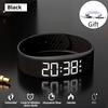 Multi-Functional Kids Digital Watch with Pedometer Alarm Luminous Display Silicone Strap and Bracelet Set White