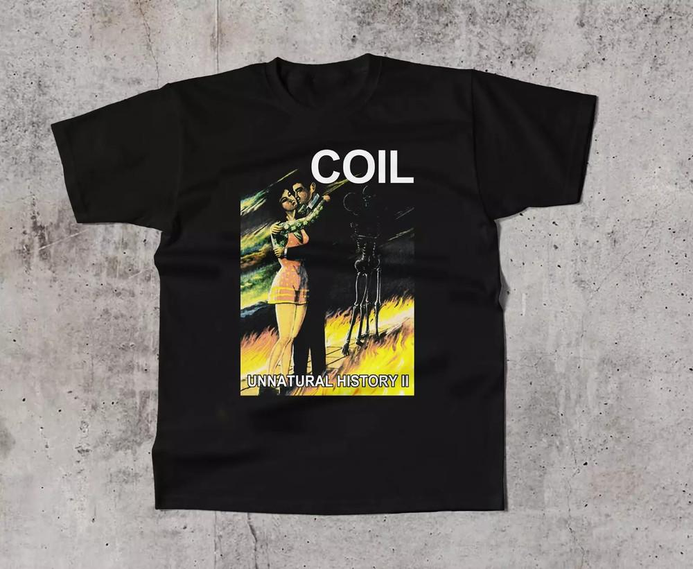 Coil Band Unnatural History Music Short Sleeve Adult T-Shirt Unisex T-Shirt L