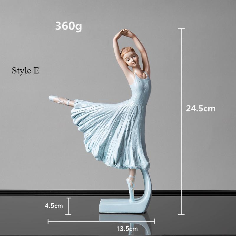 Skandinavisk kreativ ballettjente-ornament i interiørstil, danserrom, prinsesserom, myke dekorasjoner, hjemmeinnredning