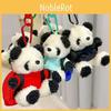 Plush Colorful Panda Backpack Keychain Cute Doll Pendant Perfect Gifts For