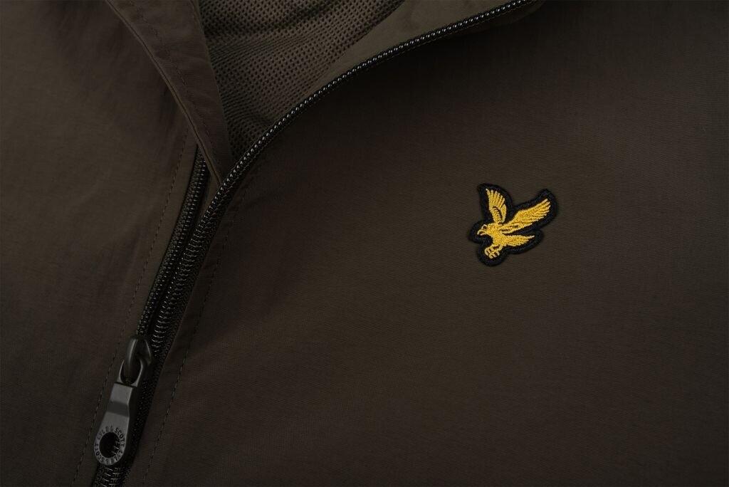Veste demi-saison à capuche zippée Lyle & Scott (JK464V) olive