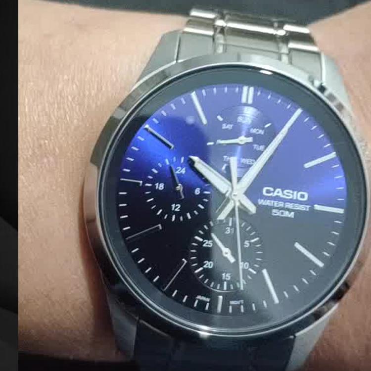 Casio Men Standard Series Blue Watch MTP-E330D-2AVDF