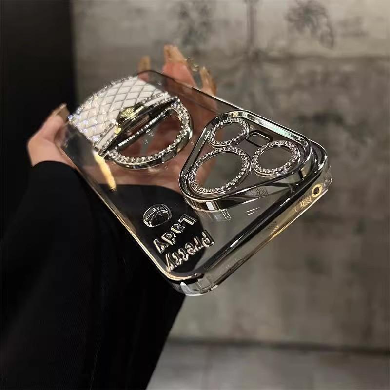 Xiaoxiang Feng Shui Diamond Stand, Huawei Pura70p Phone Case, Touch-up Mirror, Electroplated Mate60PRO, Anti-drop Protective Case