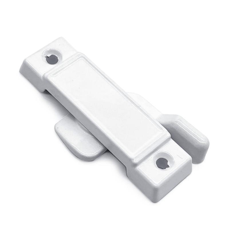 4 Peças Fechadura de Fita Multiuso Acessório de Reposição para Furos de Montagem de Janela Inclui Parafusos para Janela de Correr