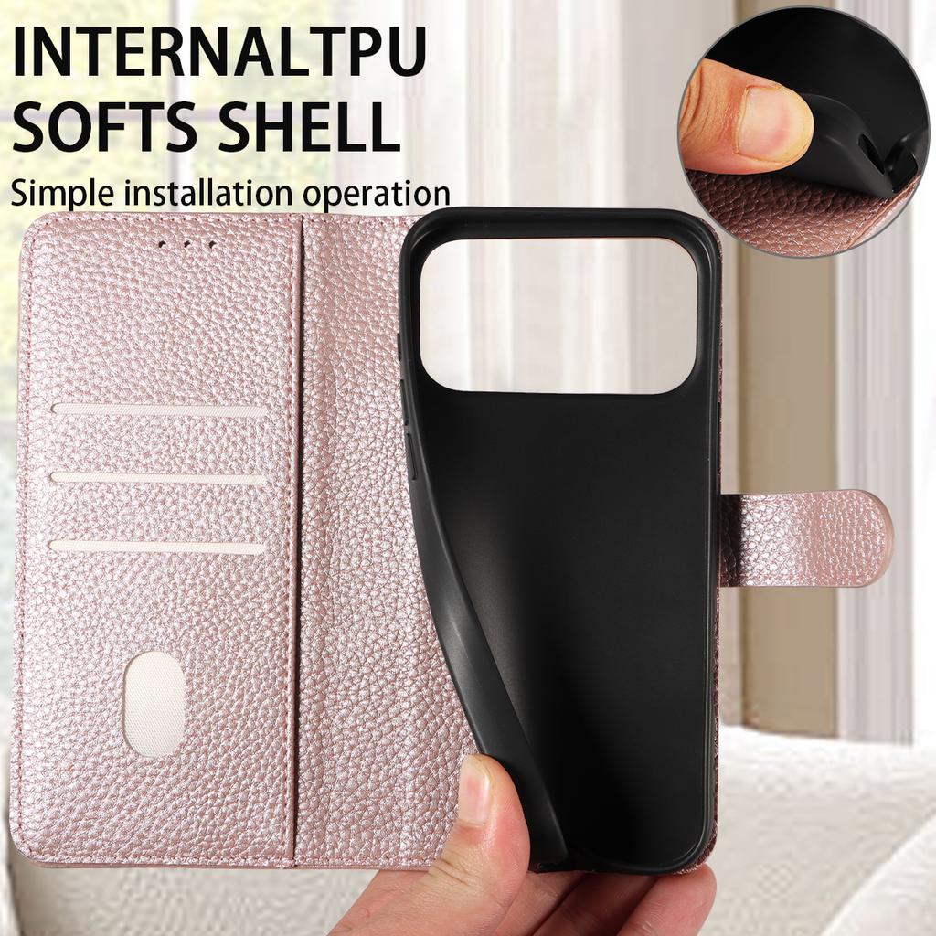 PU Leather Phone Case for IPhone17 16 15 14 13 12 11 8 7 Pro Max Plus Mini E Air Drop-proof Card Slot Magnetic Protection Cover