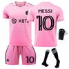 2324 Miami International Messi 10 Home Soccer Jersey Ultra-fine Fiber Material