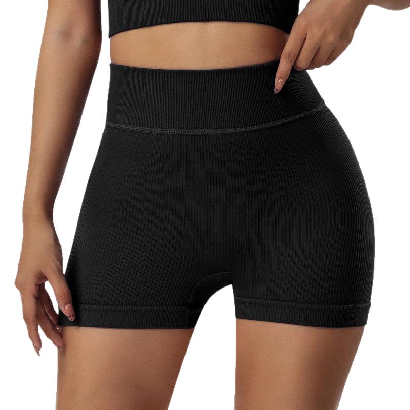 RYGZ Seamless High-Waist Butt-Lifting Yoga Shorts
