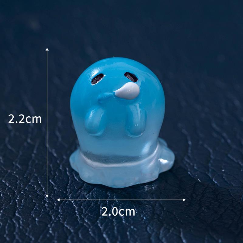 Halloween Decoration Cute Ghost Doll Resin Crafts Micro Landscape Desktop Car Decoration Accessories