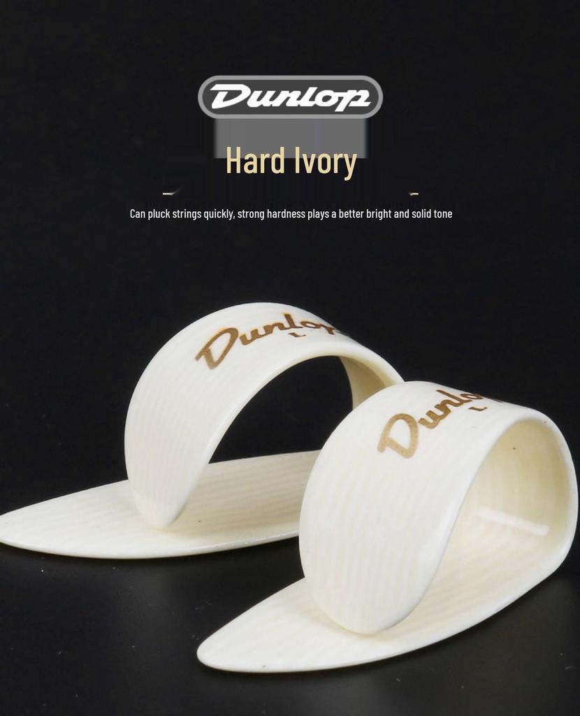Dunlop Right Hand Fingerstyle Protector Kit: Thumb Pick, Finger Cots, and Artificial Fingernail.
