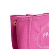 Prada Canvas Canapa Tote Bag Denim Pink Women BN2439 Used
