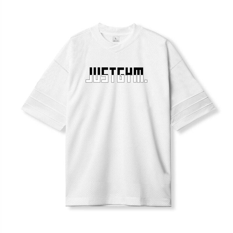 

Мужская футболка Do The Work в сетку большого размера с v-образным вырезом и v-образным вырезом, летняя мода, повседневная свободная футболка с графическим принтом для бодибилдинга и фитнеса XXL белый