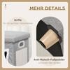 Cat Cave, Cat House, incl. Play Ball, Washable Cushion, 35.5 cm x 35.5 cm x 42.5 cm