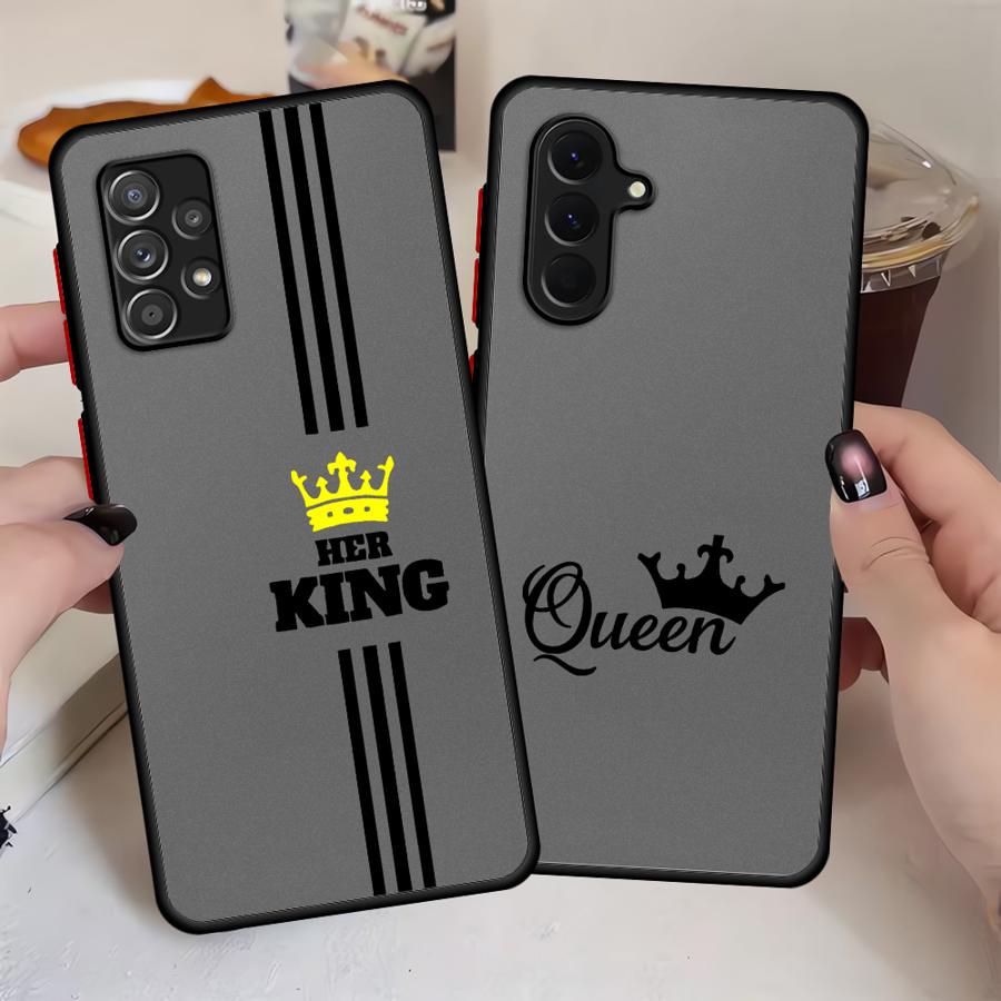 Case for Samsung Galaxy A52S A72 A54 A73 A33 A53 A35 A16 A15 A14 A23 A34 A36 A56 A55 A17 A52 Phone Cover The Queen's Crown