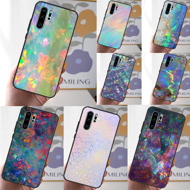 Opal Stone Iridescent Case For Huawei Nova 9 10 SE Y61 Y91 Y60 Y70 Y90 5T 7i 8i 11i 11 Pro P20 P30 P40 Lite Cover