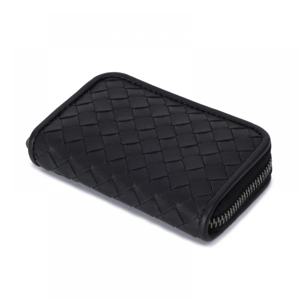 Bottega Veneta 114075 V3un1 1275 114075 V001n 1000 Intrecciato Zip Card Holder