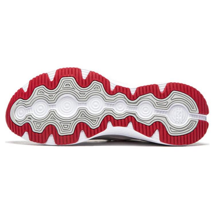 Li Ning YueYing 3.0 Cushioning Slip Resistant Low top Running Shoes Women's White Red ARHU024-6