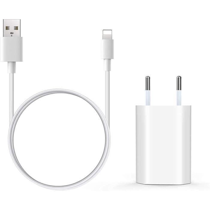 Chargeur - Everdigi - 5W - Blanc - 1M - 2 Pack