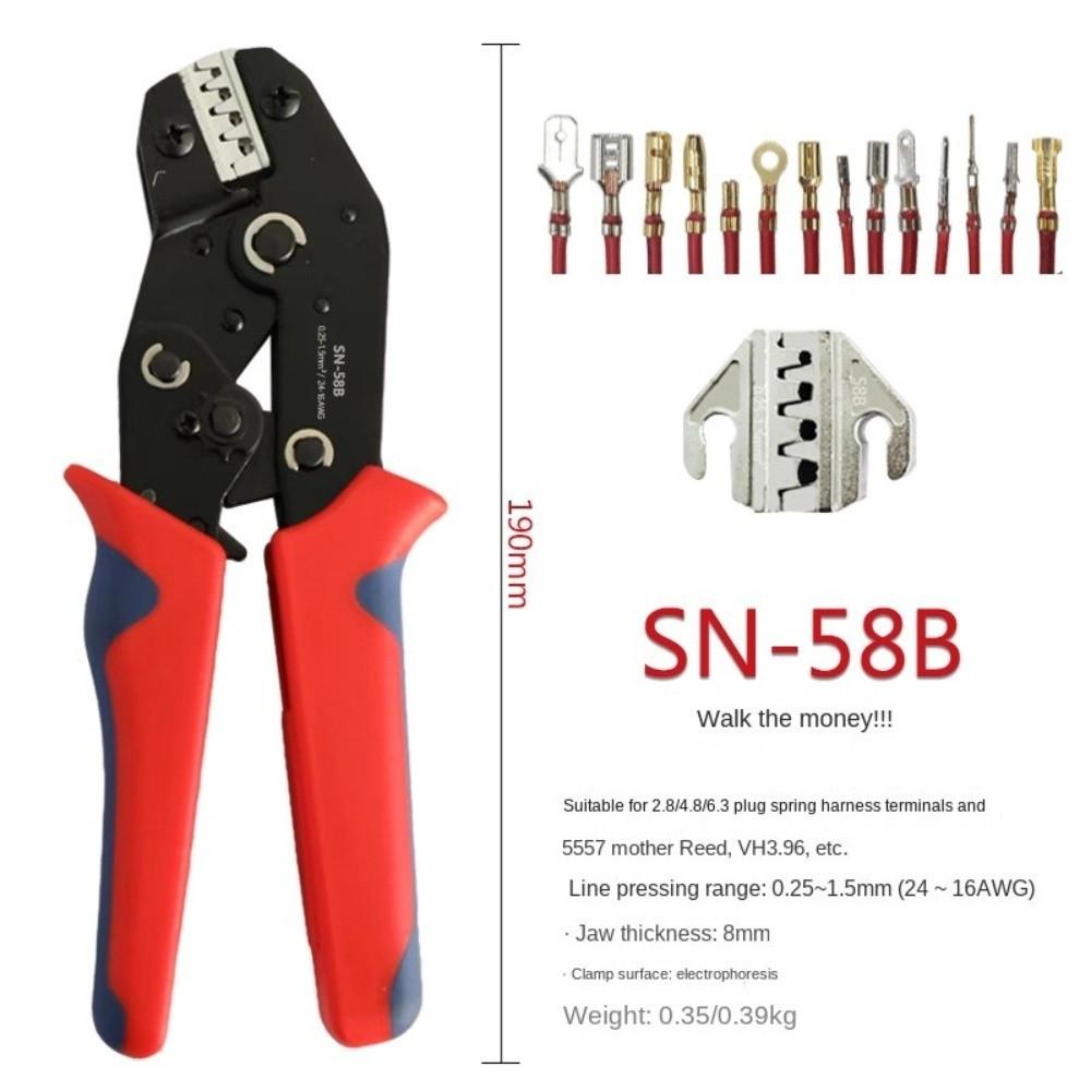 SN Multifunctional Crimping Pliers Waterproof Ratcheting Crimping Tool Wire Crimper Clamp Wrench