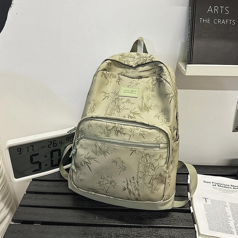 Schoolbag School Bag Niche Ins Cute Thickened Printed Backpack Fashionable Large Capacity Middle and High School Student School Bag Backpack