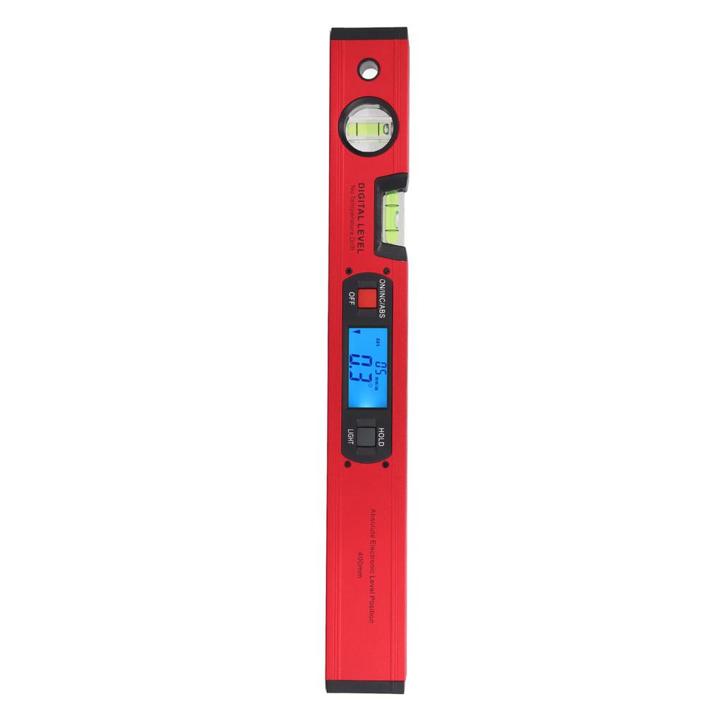 400mm Digital Level Ruler Electronic LCD Display Aluminium Alloy Magnetic Digital Protractor