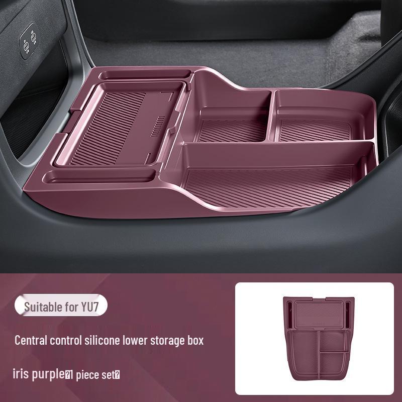 Seventh Gen Silicone Anti-Slip Storage Mat for Xiaomi YU7 Console Box
