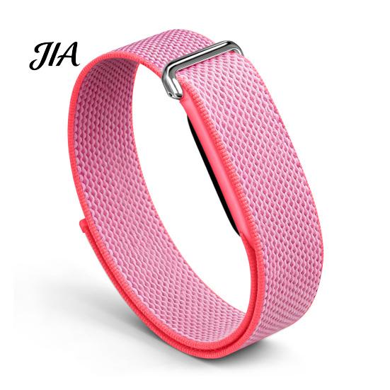Running Hiking Gym Accessories Nylon Band for Fitbit Air, Breathable Replacement Watch Band, Adjustable Flexible Wrist Straps Sport Wristband,